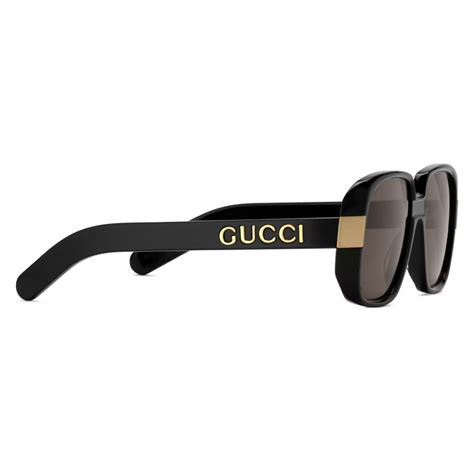 gucci pineapple rectangular-frame sunglasses|Gucci sunglasses to buy.